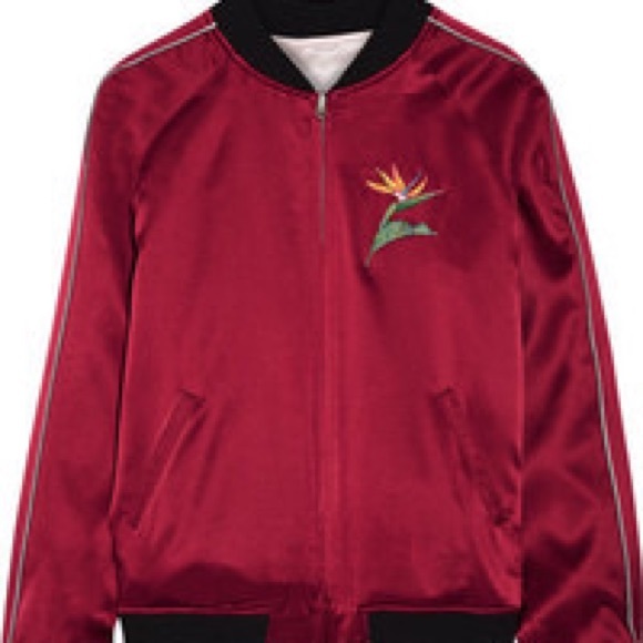 Opening Ceremony Souvenir Silk Satin Bomber Jacket - Picture 5 of 9